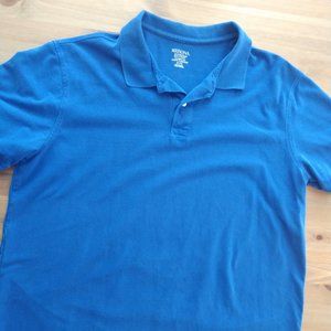 Mens Merona Royal Blue XL Polo Shirt 100% cotton